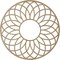 Ekena Millwork Cannes Wood Fretwork Pierced Ceiling Medallion, Hickory, 18"OD x 6 1/8"ID x 3/8"T CMWP18X18X0375CNHI - alternate 3